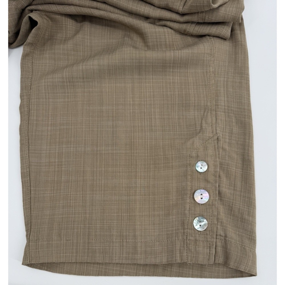 Alfred Dunner Beige Tan Dress Pants Button Detail Elastic Waist Plus Size 22W - Picture 7 of 8